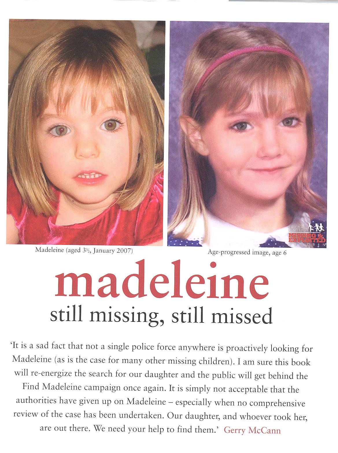 What+age+is+madeleine+mccann+now